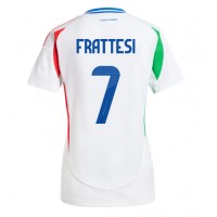 Italy Davide Frattesi #7 Replica Away Shirt Ladies Euro 2024 Short Sleeve
